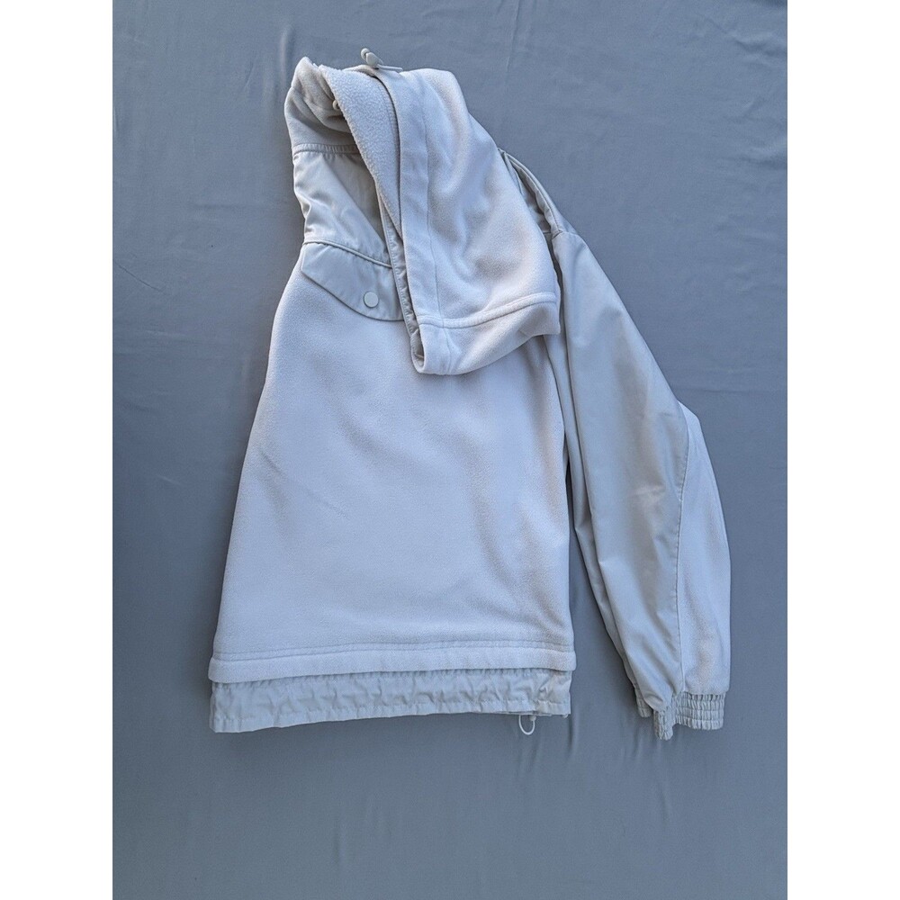 Athleta womens polyester fleece  hooded quarter zip with adjustable sides Size S - Picture 15 of 15